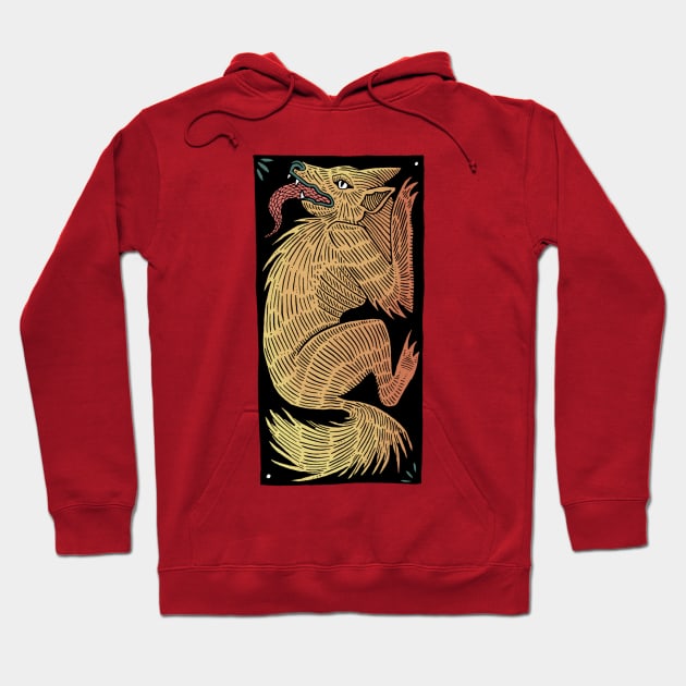 Devil Dog Bestiary Hoodie by Ballyraven